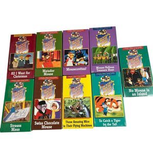 The Country Mouse And The City Mouse Adventures Set of 9 VHS Tapes Sealed Movies